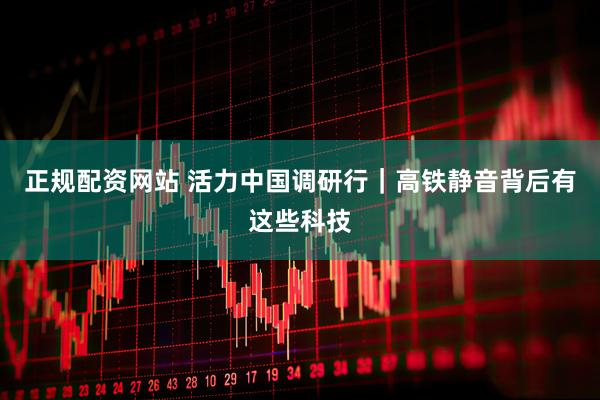 正规配资网站 活力中国调研行｜高铁静音背后有这些科技
