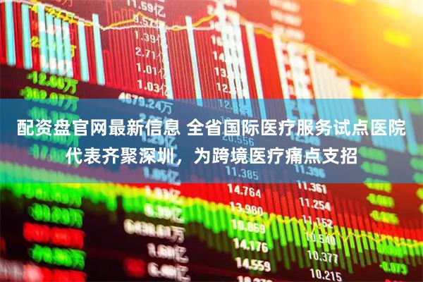 配资盘官网最新信息 全省国际医疗服务试点医院代表齐聚深圳,为跨境医疗痛点支招